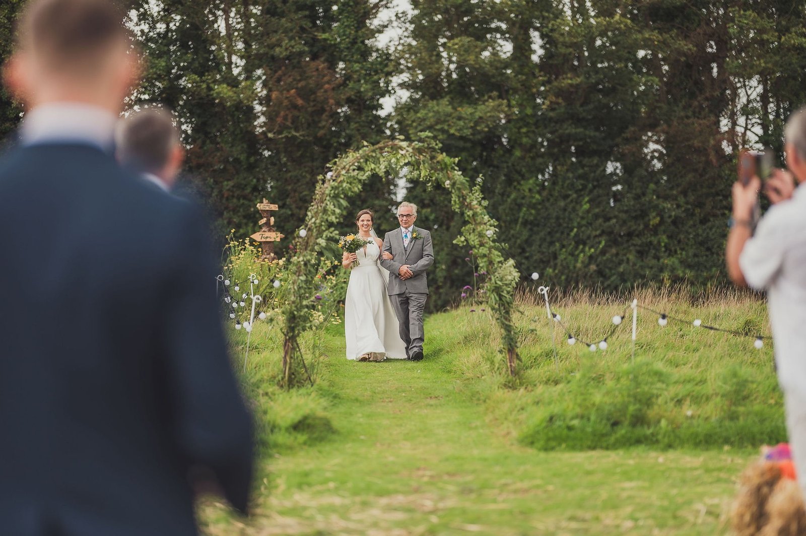 Walking down the aisle