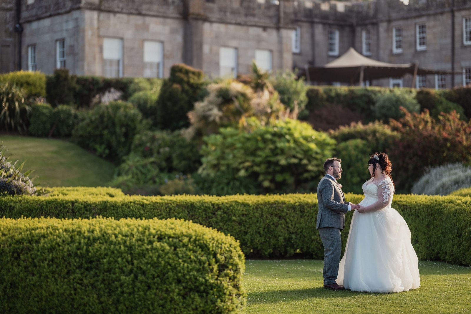 Bride and Groom Tregenna Castle